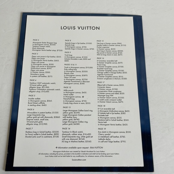 Luis Vuitton Vintage Rare Authentic Catalog Catalogue Holiday Mini 2008 - Picture 2 of 6